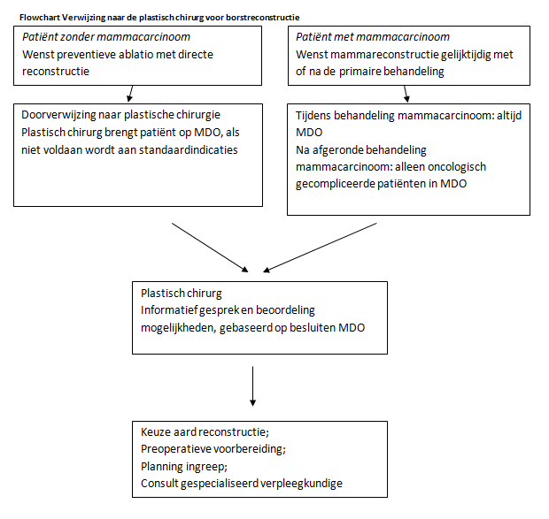 Verwijzing Patiënt Naar Plastisch Chirurg Voor Borstreconstructie ...
