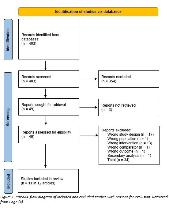 Figure 1 PRISMA flow diagram